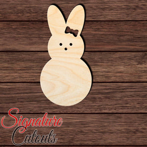 Peep 003 Shape Cutout in Wood, Acrylic or Acrylic Mirror - Signature Cutouts