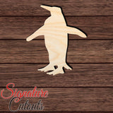 Penguin 005 Shape Cutout in Wood, Acrylic or Acrylic Mirror - Signature Cutouts
