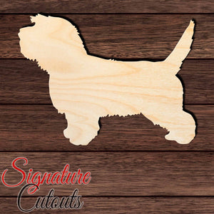 Petit Basset Griffon Vendeen Shape Cutout in Wood, Acrylic or Acrylic Mirror - Signature Cutouts