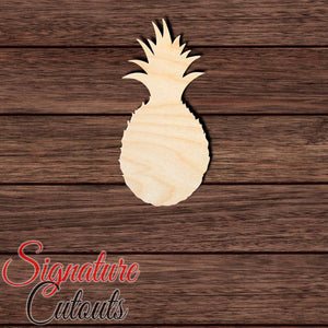 Pineapple 002 Shape Cutout in Wood, Acrylic or Acrylic Mirror - Signature Cutouts