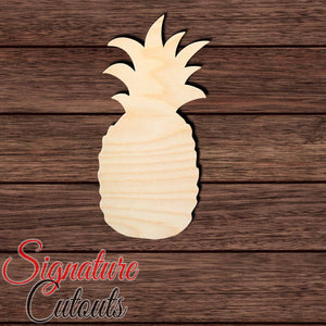 Pineapple 003 Shape Cutout in Wood, Acrylic or Acrylic Mirror - Signature Cutouts