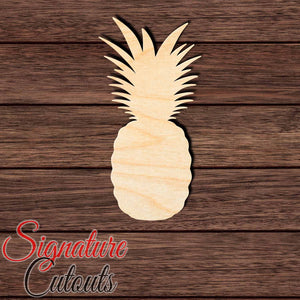 Pineapple 004 Shape Cutout in Wood, Acrylic or Acrylic Mirror - Signature Cutouts