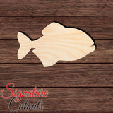 Piranha 002 Shape Cutout in Wood