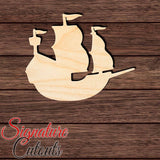 Pirate Ship 001 Shape Cutout