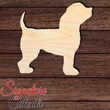 Pocket Beagle Shape Cutout in Wood, Acrylic or Acrylic Mirror - Signature Cutouts