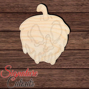 Poison Evil Apple Shape Cutout - Paint by Line - Signature Cutouts