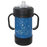 Polar Camel 10 oz. Stainless Steel Sippy Cups Sippy Cups Signature Laser Engraving Royal Blue 