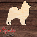 Pomeranian Shape Cutout in Wood, Acrylic or Acrylic Mirror - Signature Cutouts