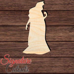 Princess 002 Shape Cutout in Wood, Acrylic or Acrylic Mirror - Signature Cutouts