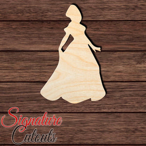 Princess 014 Shape Cutout in Wood, Acrylic or Acrylic Mirror - Signature Cutouts