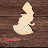 Princess 015 Shape Cutout in Wood, Acrylic or Acrylic Mirror - Signature Cutouts