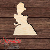 Princess 022 Shape Cutout in Wood, Acrylic or Acrylic Mirror - Signature Cutouts
