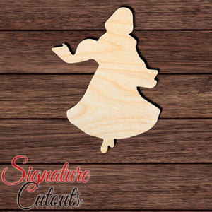 Princess 028 Shape Cutout in Wood, Acrylic or Acrylic Mirror - Signature Cutouts