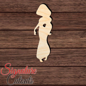 Princess 033 Shape Cutout in Wood, Acrylic or Acrylic Mirror - Signature Cutouts