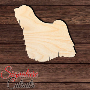 Puli Shape Cutout in Wood, Acrylic or Acrylic Mirror - Signature Cutouts