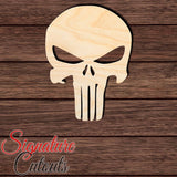 Punisher Skull 001 Shape Cutout - Signature Cutouts