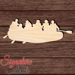 Raft 001 Shape Cutout in Wood, Acrylic or Acrylic Mirror - Signature Cutouts