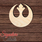 Rebel Alliance Emblem Shape Cutout