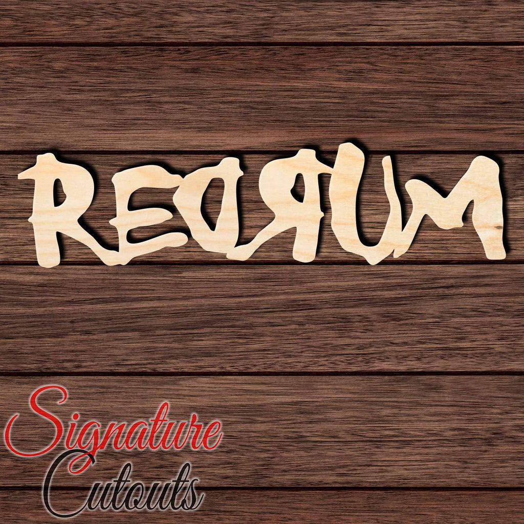 REDRUM Shape Cutout - Signature Cutouts