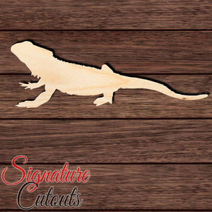 Reptile Dragon 002 Shape Cutout in Wood, Acrylic or Acrylic Mirror Craft Shapes & Bases Signature Cutouts 