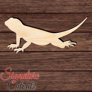 Reptile Dragon 004 Shape Cutout in Wood, Acrylic or Acrylic Mirror Craft Shapes & Bases Signature Cutouts 