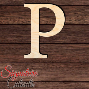 Rho Shape Cutout - Signature Cutouts