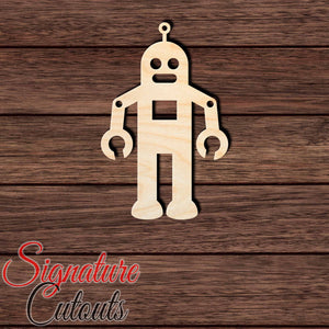 Robot 001 Shape Cutout in Wood, Acrylic or Acrylic Mirror - Signature Cutouts