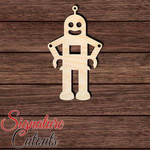 Robot 007 Shape Cutout in Wood, Acrylic or Acrylic Mirror - Signature Cutouts