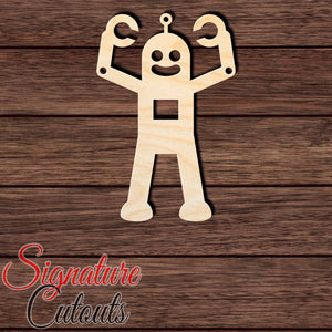 Robot 009 Shape Cutout in Wood, Acrylic or Acrylic Mirror - Signature Cutouts