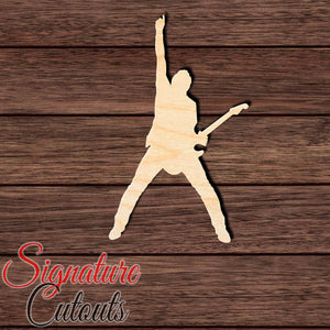 Rockstar 005 Shape Cutout in Wood, Acrylic or Acrylic Mirror - Signature Cutouts