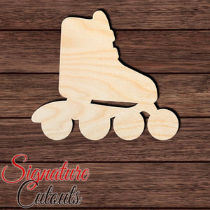 Rollerblade 001 Shape Cutout in Wood, Acrylic or Acrylic Mirror - Signature Cutouts