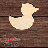 Rubber Duck 002 Shape Cutout in Wood, Acrylic or Acrylic Mirror - Signature Cutouts