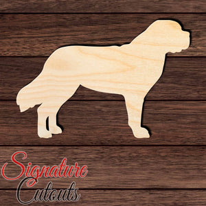 Saint Bernard Shape Cutout in Wood, Acrylic or Acrylic Mirror - Signature Cutouts