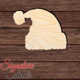 Santa Claus Hat 002 Shape Cutout in Wood, Acrylic or Acrylic Mirror - Signature Cutouts