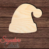 Santa Claus Hat 003 Shape Cutout in Wood, Acrylic or Acrylic Mirror - Signature Cutouts