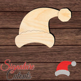 Santa Claus Hat 004 Shape Cutout in Wood
