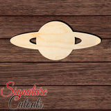 Saturn 002 Shape Cutout in Wood, Acrylic or Acrylic Mirror - Signature Cutouts