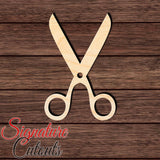 Scissors 001 Shape Cutout in Wood, Acrylic or Acrylic Mirror Craft Shapes & Bases Signature Cutouts 