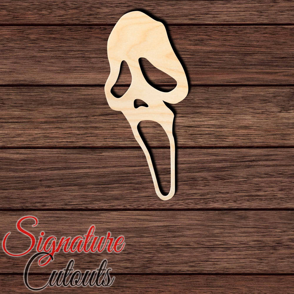 Scream Mask Shape Cutout - Signature Cutouts