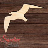 Seagull 003 Shape Cutout in Wood