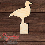 Seagull 005 Shape Cutout in Wood, Acrylic or Acrylic Mirror - Signature Cutouts