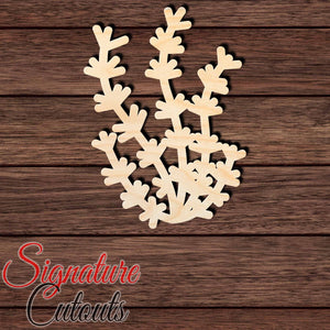 Seaweed 006 Shape Cutout in Wood, Acrylic or Acrylic Mirror - Signature Cutouts