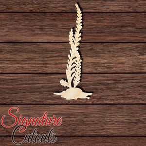 Seaweed 009 Shape Cutout in Wood, Acrylic or Acrylic Mirror - Signature Cutouts