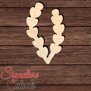 Seaweed 011 Shape Cutout in Wood, Acrylic or Acrylic Mirror - Signature Cutouts