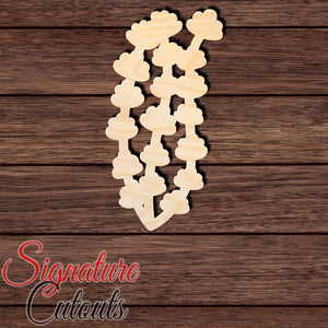 Seaweed 014 Shape Cutout in Wood, Acrylic or Acrylic Mirror - Signature Cutouts