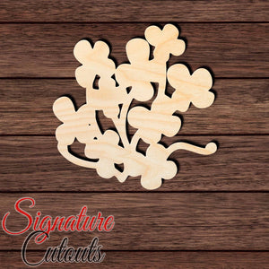Seaweed 015 Shape Cutout in Wood, Acrylic or Acrylic Mirror - Signature Cutouts