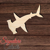 Shark 001 Shape Cutout in Wood, Acrylic or Acrylic Mirror - Signature Cutouts