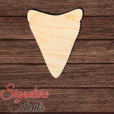 Shark Tooth 002 Shape Cutout in Wood, Acrylic or Acrylic Mirror - Signature Cutouts