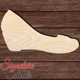 Shoe 001 Shape Cutout in Wood, Acrylic or Acrylic Mirror - Signature Cutouts