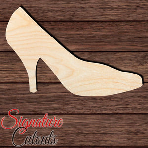 Shoe 007 Shape Cutout in Wood, Acrylic or Acrylic Mirror - Signature Cutouts